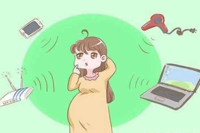 受辐射侵害的孕妇