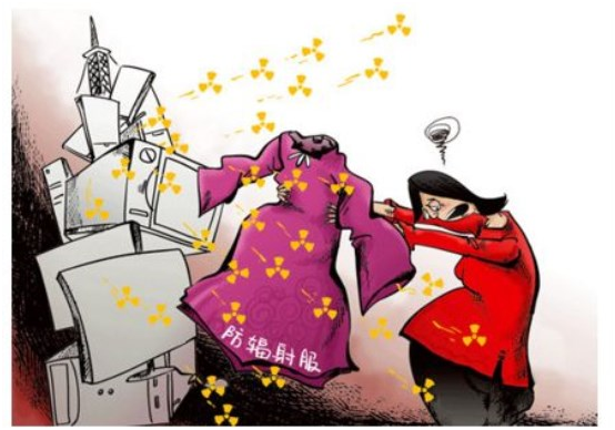 注意防辐射服的屏蔽效果